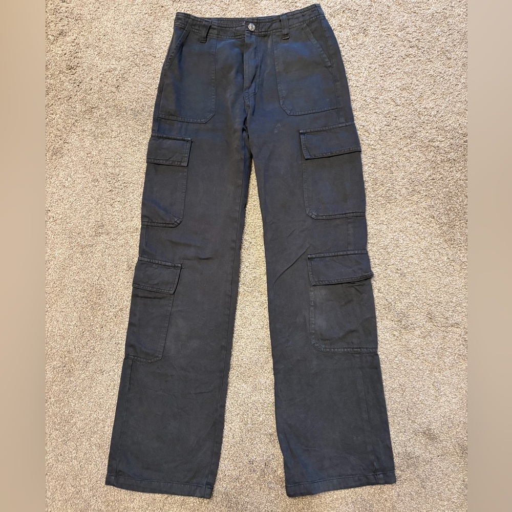 Zara women’s Charcoal cargo pant